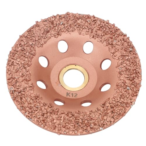 Wakects Disco de Corte de Pezuñas, Muela Abrasiva Recubierta de Ti de 100 Mm para Ganado, Caballos, Ovejas y Cerdos, Herramienta Eficiente para el Cuidado de Las Pezuñas, Rendimiento Mejorado en el