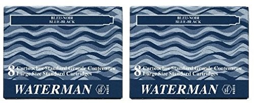 Waterman - Custodie con 8 - ampia cartucce d'