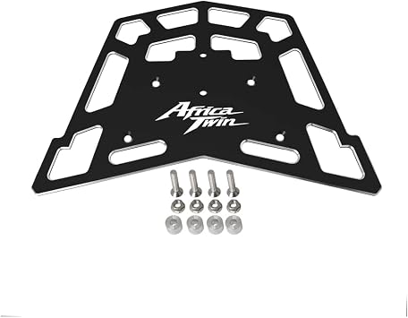 Top Rack Rear Tail Luggage Cargo Compatible for Africa Twin CRF1100L 2024-2025/Adventure Sports ES/DCT CRF1100 2020-2025 Black
