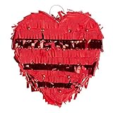 Mini Valentine Heart Pinata - Party Decor - 3 Pieces