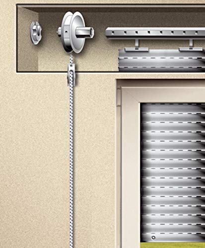 Schellenberg 11034 Schnurführung für Rollladen-Schnüre bis 5 mm Durchmesser, Rolladenschnur, verschleißarmer Lauf der Rollladenschnur