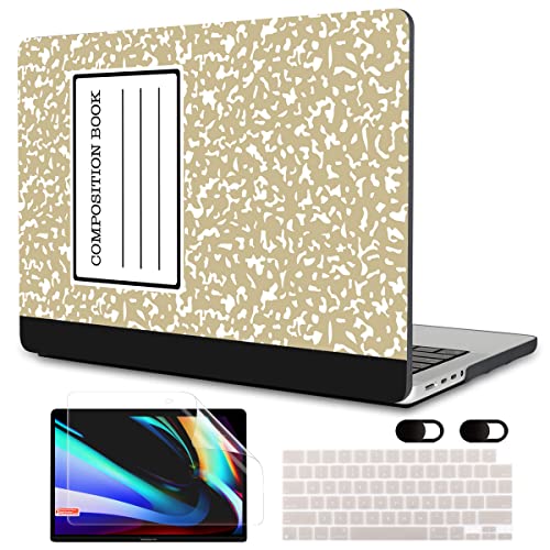 MEEgoodo Case for MacBook Pro 14 inch Case 2023 2022 2021 New A2779 A2442 M2 M1 Pro/Max with Touch ID, Hard Shell with Keyboard & Camera Cover Compatible with MacBook Pro 14