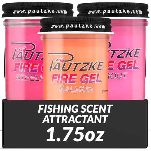 Lurwind Fire Gel Bait Trout Bundle(Salmon, Trout, Steelhead), Irresistible Fishing Bait for Trout, Salmon, and Crappie, Extra Potent and Long-Lasting, Easy to Apply, 1.75 Oz Each