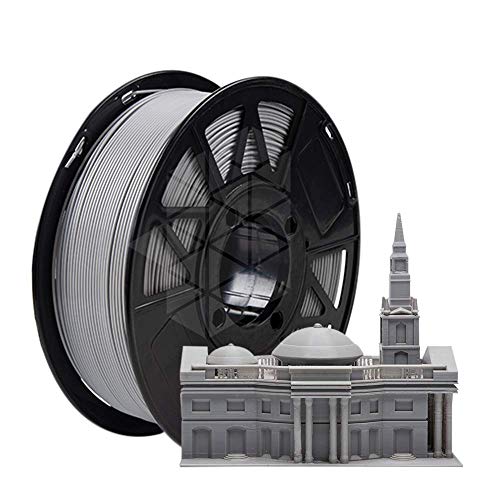 Image of Tesseract Premium PLA + 1.75mm 3D Printing Filament | Dimensional Accuracy + /- 0.03mm | Compatible with Most FDM Printers | 1 KG 3D Printer Filament - PLA Grey (Quantity 5)