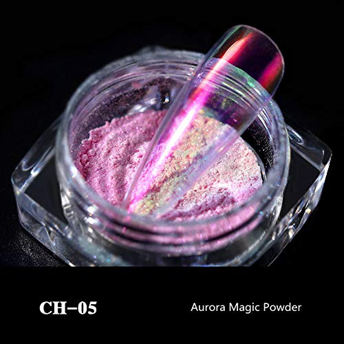 Shogpon Nagel Glitzer Super Glänzend Spiegel Chrom Glitter Funkeln Zauber Nagelpuder Maniküre Nail Art Dekoration… – Bild 3
