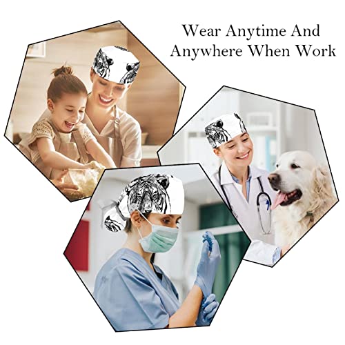 Casquettes de travail JDEZ anti-transpiration et ajustables pour rester au frais - 6