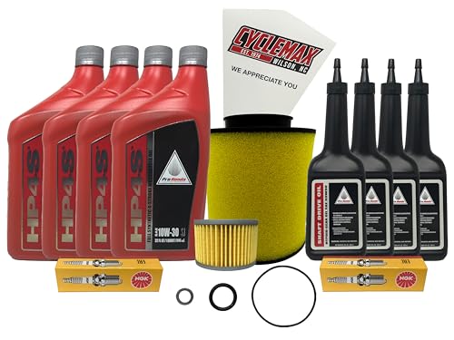 Cyclemax Maintenance Kit compatible with 2014-2024 Honda Pioneer 700 with O-Rings and Spark Plugs