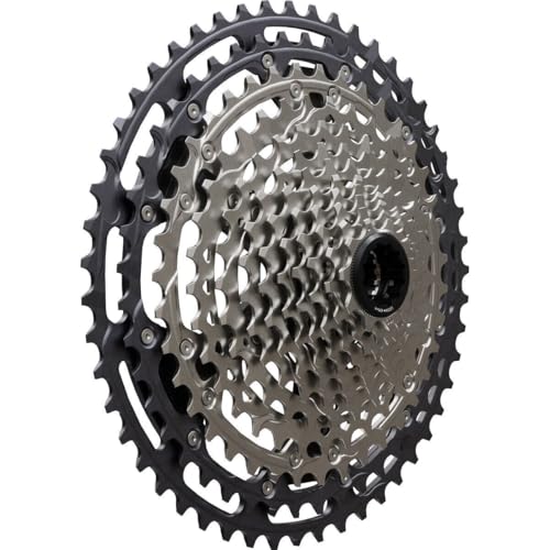 Cassette 12 vitesses Shimano Deore XT CS-M8200-12 finition Gris Argent durable