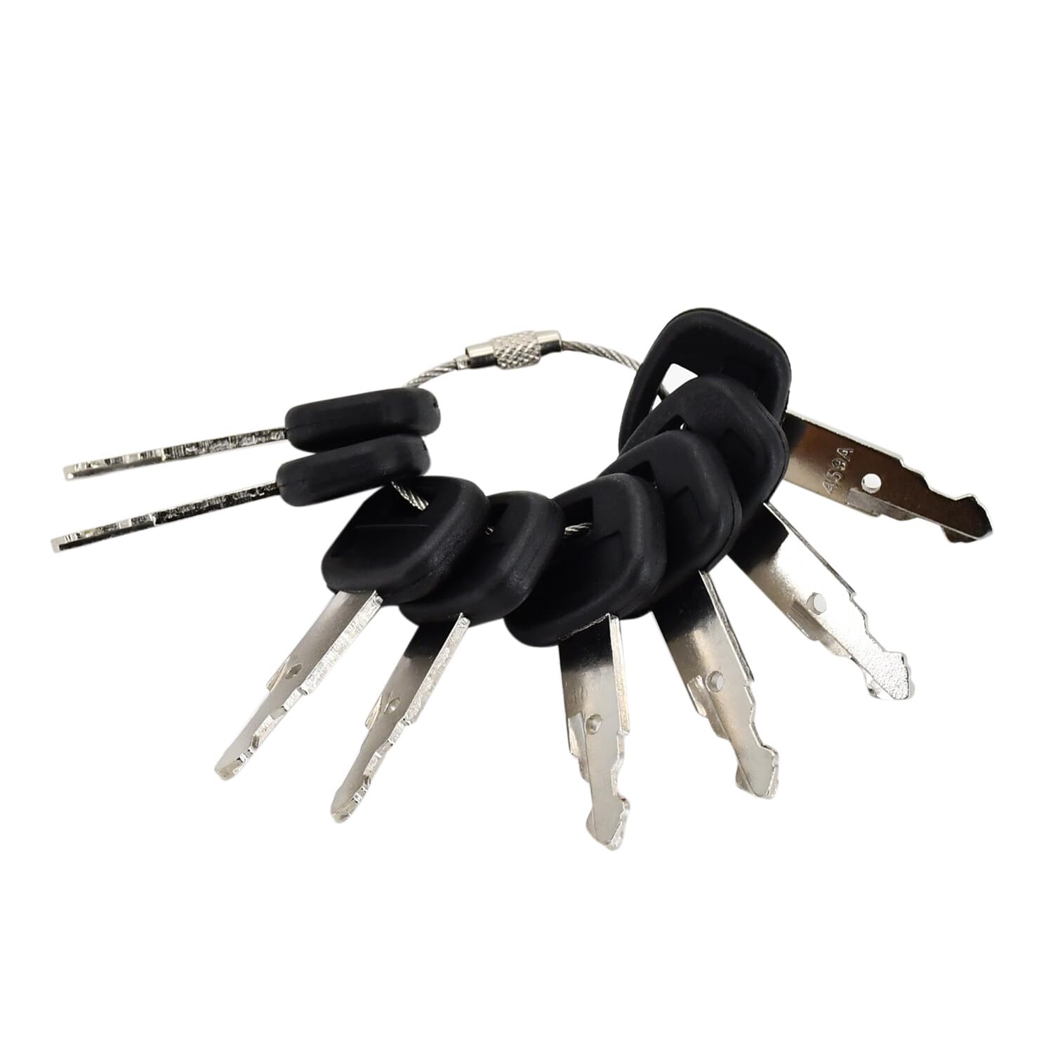 Neeseelily 8pcs Ignition Keys 459A RC411-53933 RC461-53930