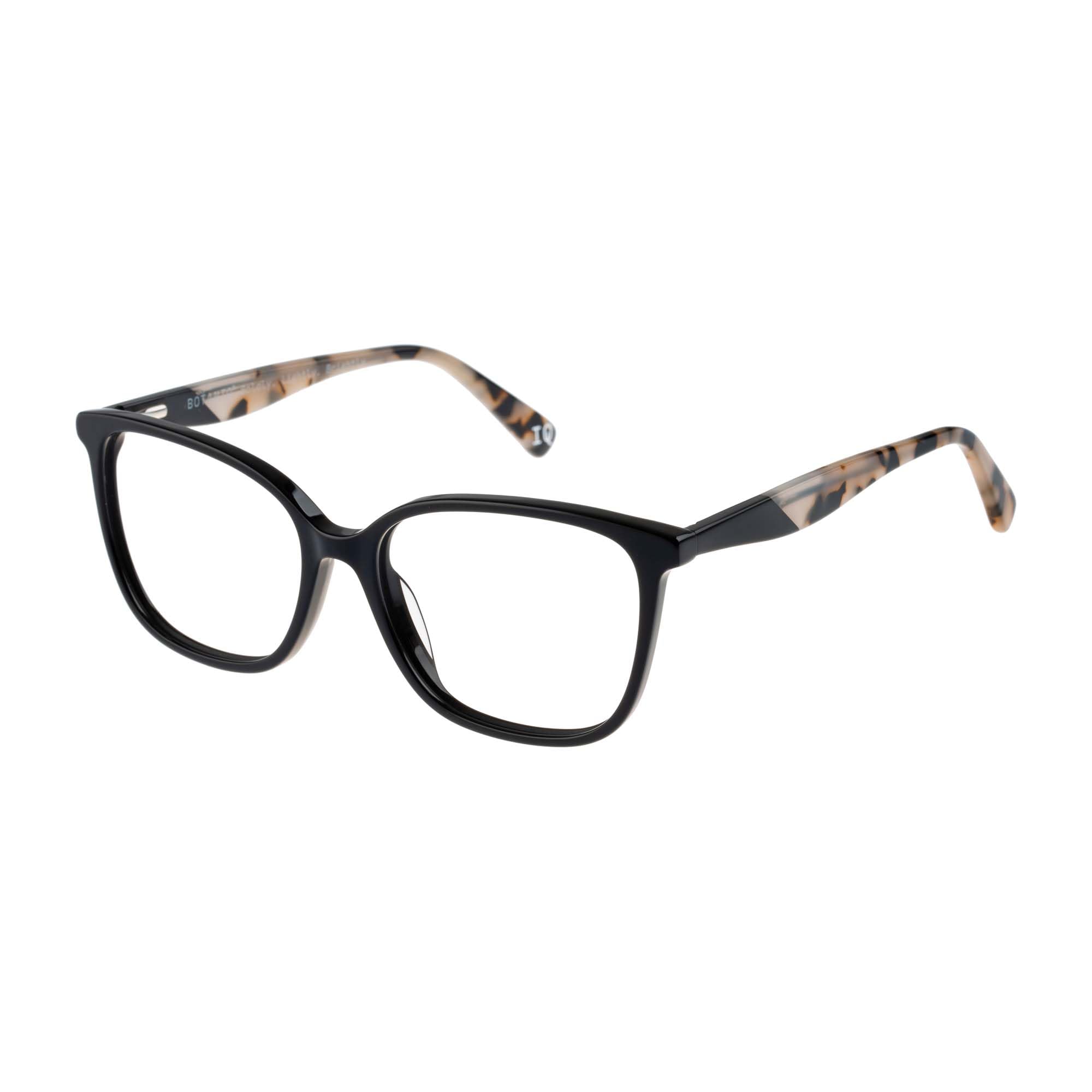 Botaniq Brille mit Sehstärke für Damen optional mit Sonnenbrillentönung oder Blaulichtfilter, Quadratisch, gefertigt aus Acetat (inklusive Brillenetui)