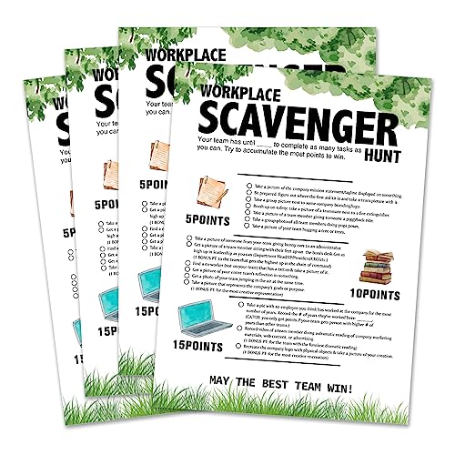 Work Party Photo Scavenger Hunt,Office Party Game & Ice Breaker Challenge,Workplace Scavenger Hunt,Team Building Games for Work Adults,Co-Worker Group Ice Breaker Game,Factory Team Building Game-Q4