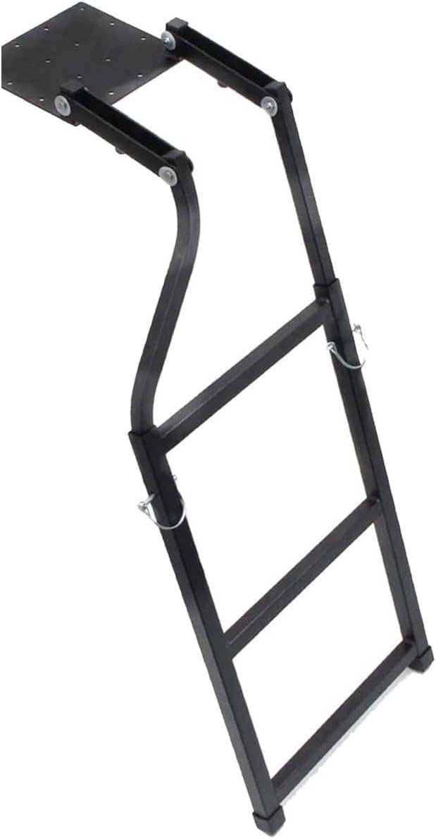 42inch Pickup Tailgate Ladder Universal Truck Rear Door Extension Folding Step Ladder Exterior Accessories