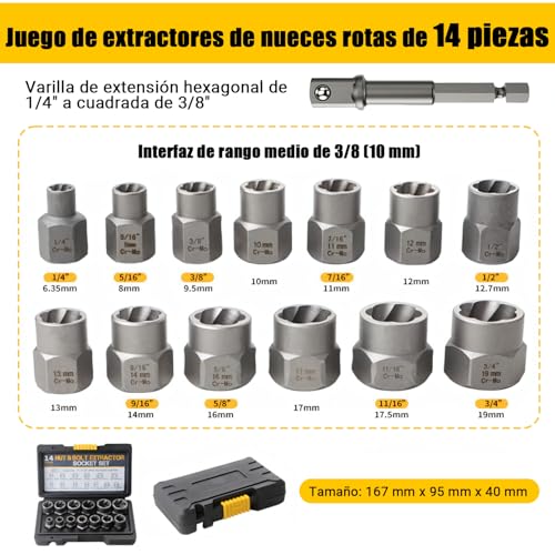 Dados para tornillos barridos 2 Imagen adicional