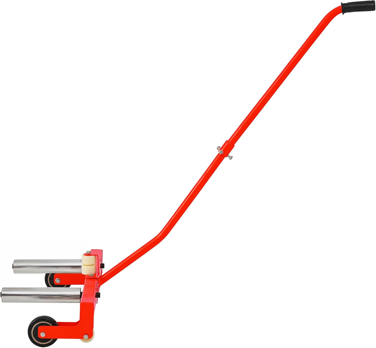 Tire Dolly for Changing Tires, Adjustable Wheel Dolly with Dual Rollers, One-Person Tire Installation Tool for Car, SUV & Light Truck Tires up to 31.5", 330 LBS Capacity, Tire Mounting Dolly