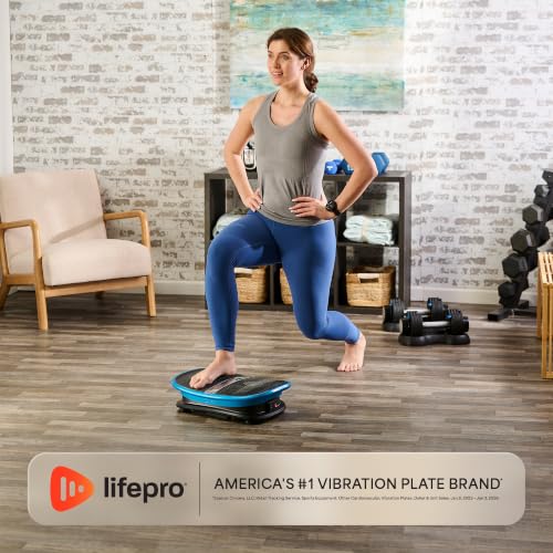 Image of Lifepro Vibra Voice & Thermo Vibration Plate, Voice Control & Optional Heat