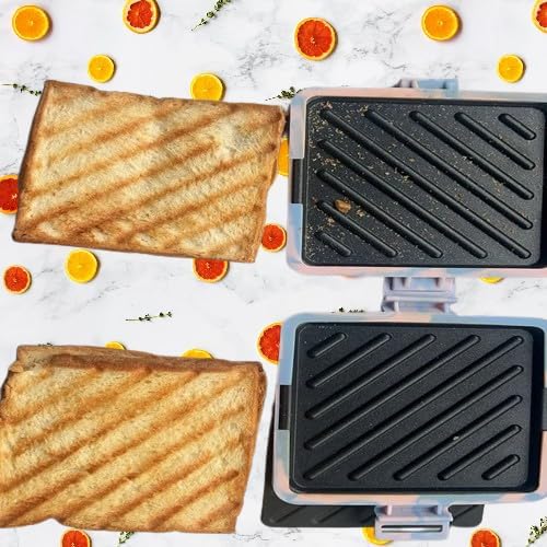 Miniatura 5 de Parrilla sándwich de microondas, tostadora para microondas, sandwiches para microondas, prensa para microondas para pan, queso, sándwich, carne a la