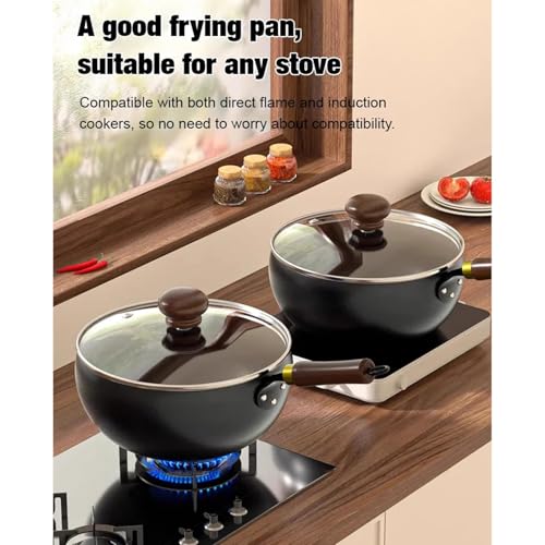 Poêle à frire en fer forgé pour cuisine maison