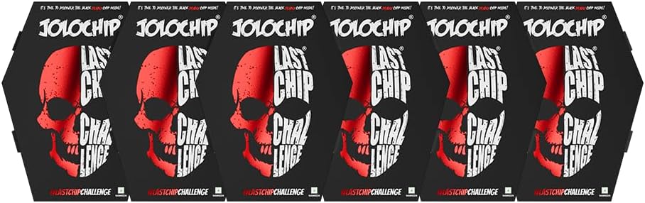 Jolochip | LastChipChallenge (Pack of 6) | Extreme Spicy Tortilla Chip | Hottest Chip in the World | Ultimate Hot Snack | 5grm * 6