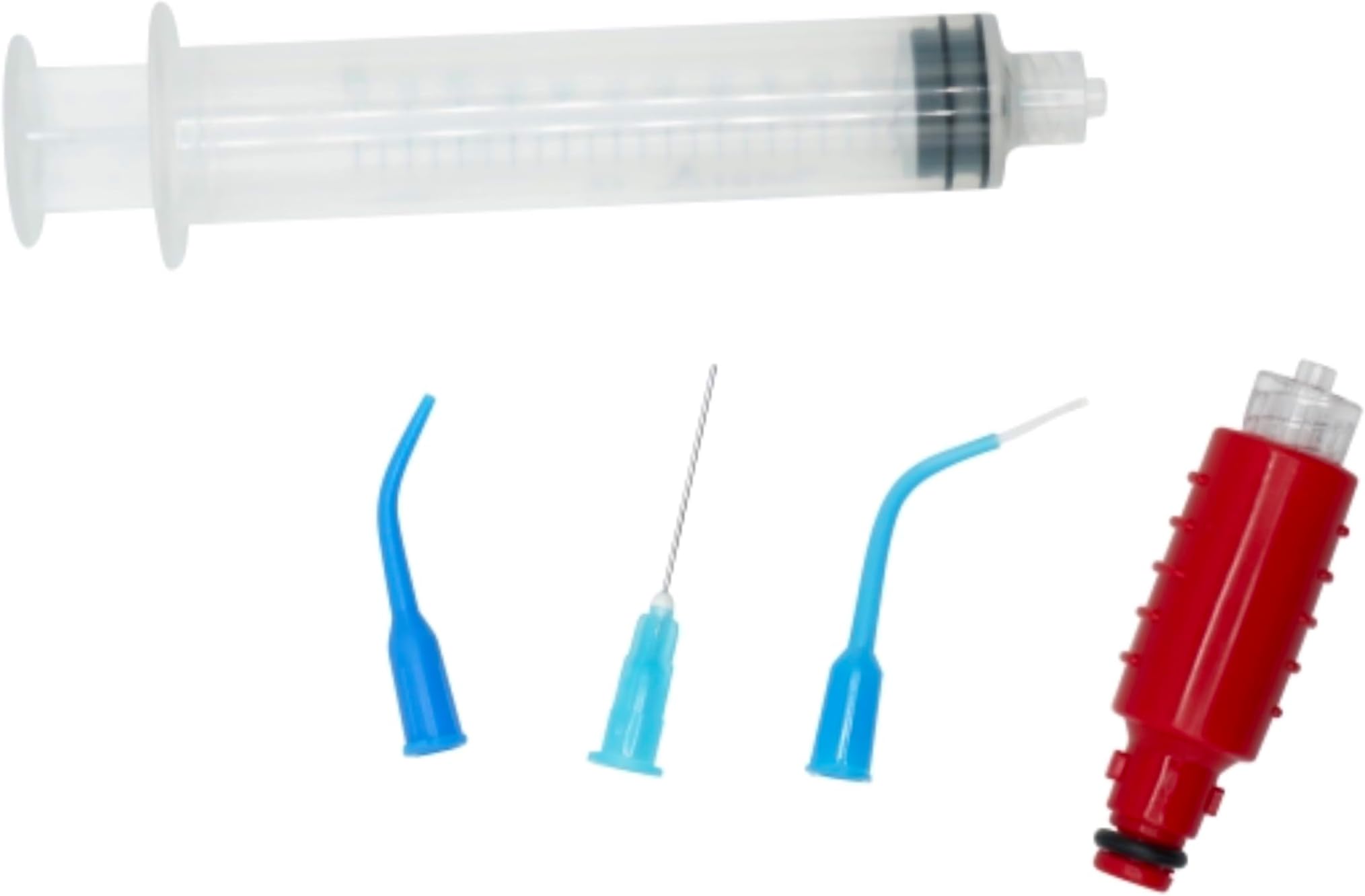 Oral Breeze | Deep Pocket Irrigator Tips and Syringe | Low Flow Solution | Compatible with Oral Breeze Irrigator ShowerBreeze & QuickBreeze