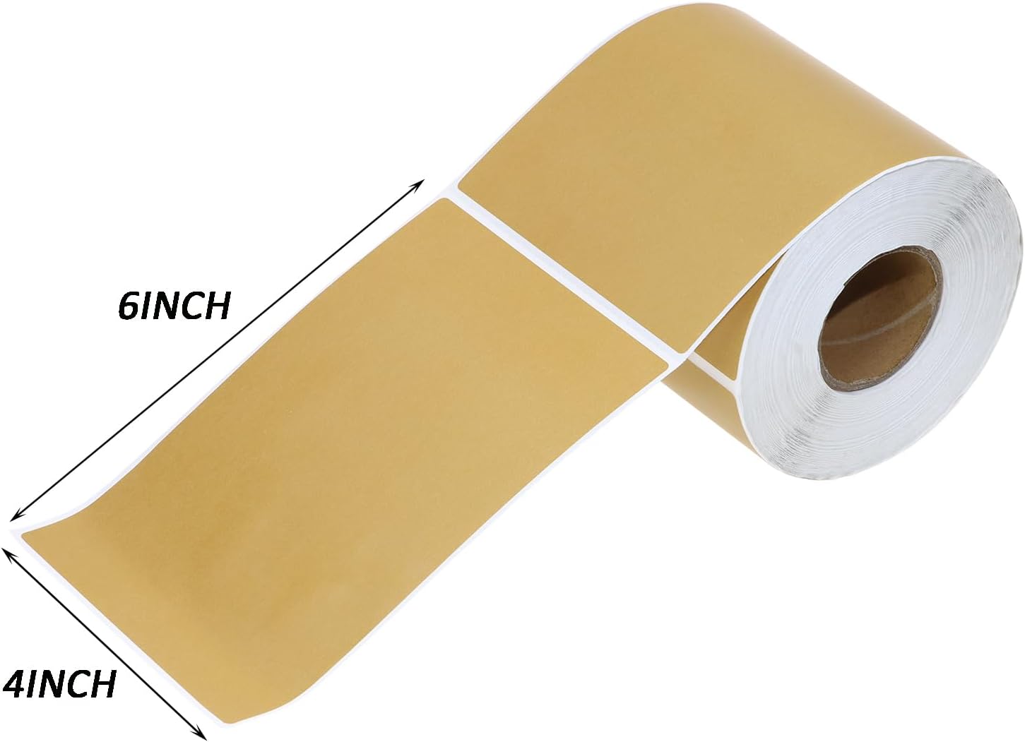 Mini Skater 4 x 6 Thermal Labels for Shipping Package 300 Labels Compatible with Most Thermal Shipping Label Printer (Brown) - Image 2