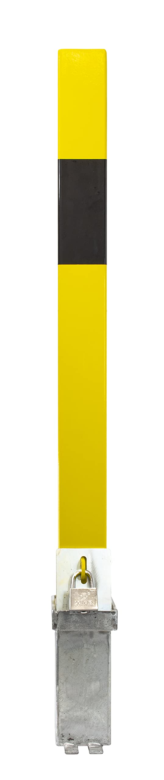H/D Yellow 100P-K Removable Parking & Security Post (Keyed to Differ Please)