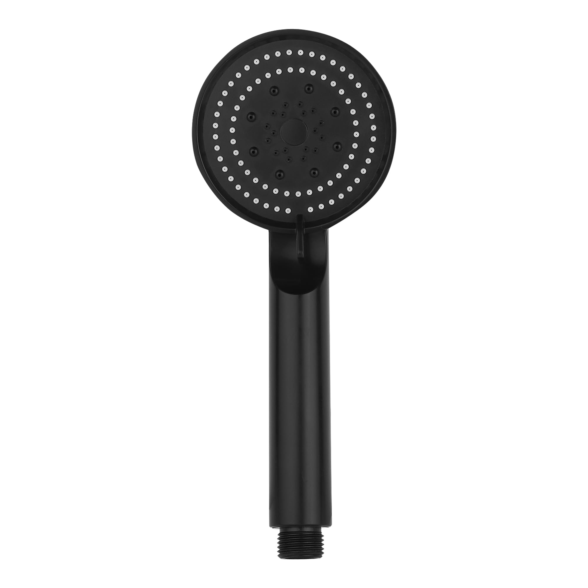 BATH GURU BGBHS001 ABS 9 Inch High Pressure Multi Function 5 Mode Spray Handheld Shower for Bathroom Black Round (Hand Shower Head Only)(Matt Finish)