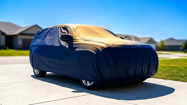 Sulfar 100% Water Resistant Car Body Cover Compatible with Mirror