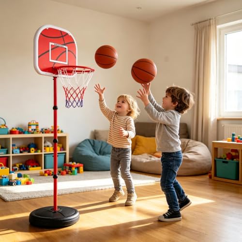 Mini aro de baloncesto interior para que los niños hagan ejercicio activo en casa 3