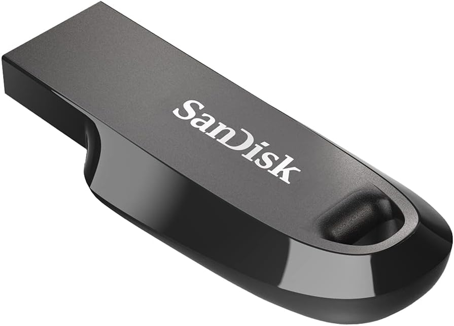 SanDisk 256GB Ultra Curve USB 3.2 Flash Drive Black up to 100 MB/s