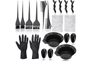 20 Pcs Hair Dye Brush and Bowl Set: Complete Hair Coloring Essentials