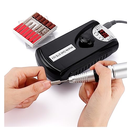 Nail-Grinding-Machine-30000RPM-Electric-Nail-Drill-Machine-Portable-Rechargeable-Pro-Electric-Manicure-Nail-File-Pro-Pedicure-Nail-Cutter-with-Display-for-DIY-Home-or-Salon-Mani-Pedis