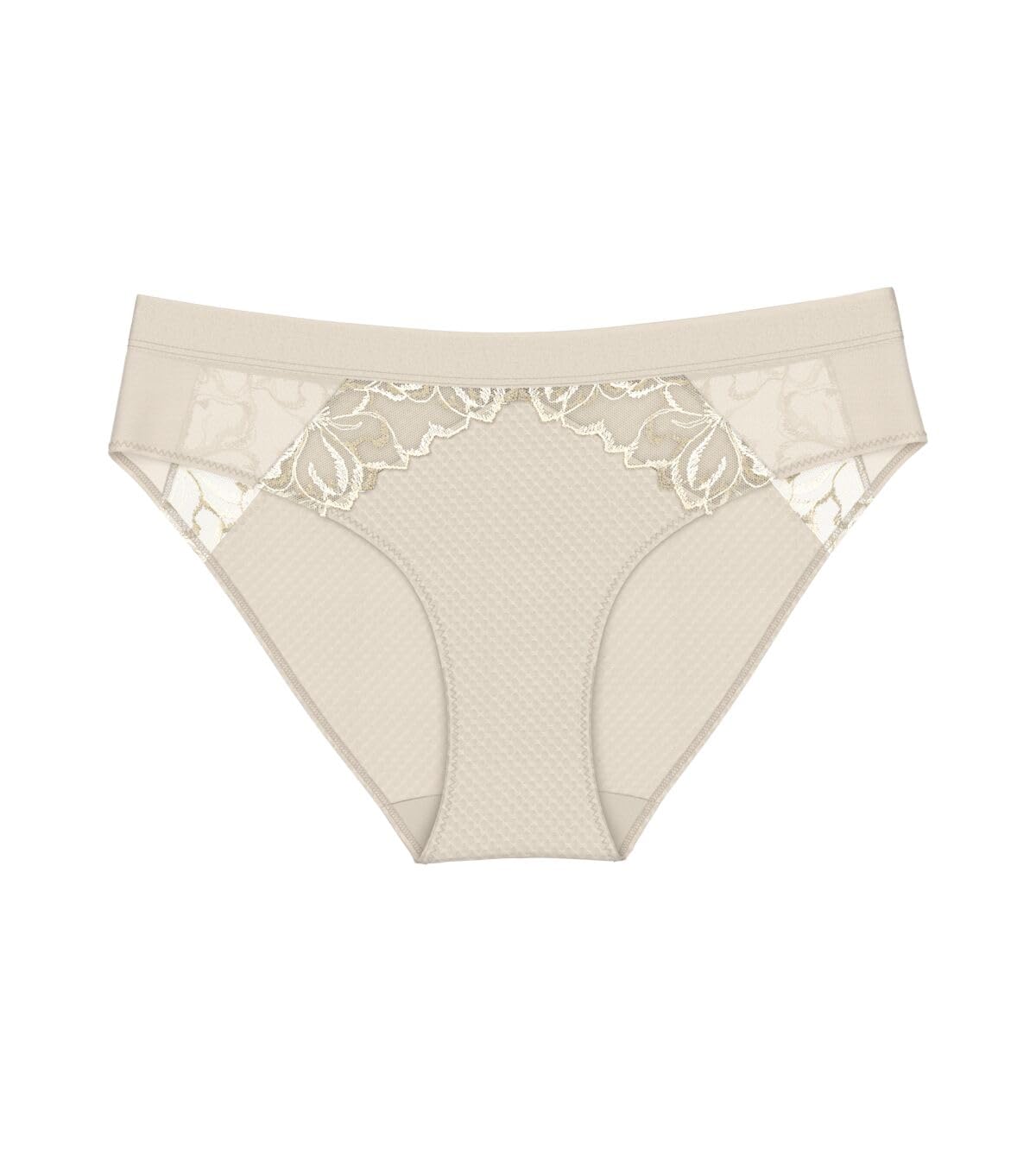 Triumph Womens Wild Azalea Florale Tai Briefs, Natural (076), 12 UK