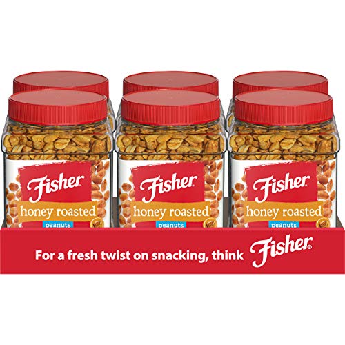 Fisher Snack Honey Roasted Peanuts, 36 Ounces (Pack Of 6), Made With Real Honey #TOP12