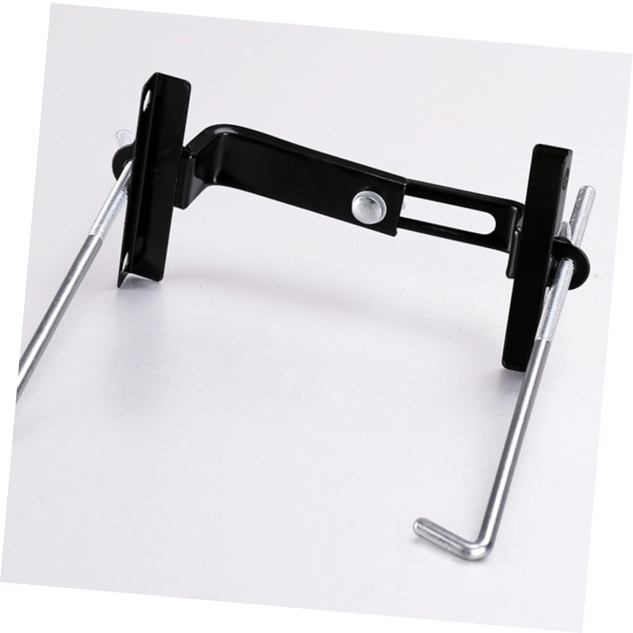 Supporto per Batteria per Auto Regolabile Grande da Staffa di Supporto per Batteria Custodia di Montaggio Metallo Robusto Capacità di Carico Elevata Slot Caratteri