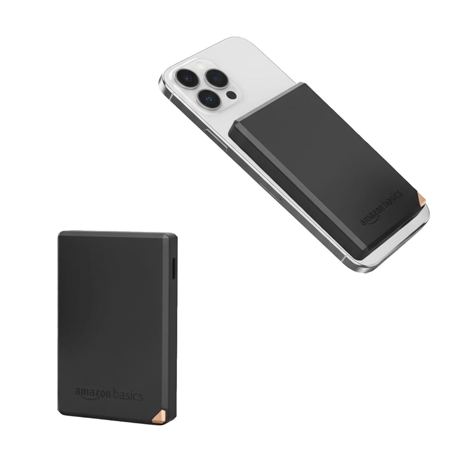Amazon Basics 10,000mAh 20W Fast Charging and 15W Wireless Charing Power Bank - Space Grey