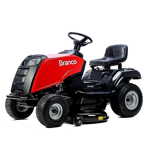 Trator Cortador de Grama Gasolina 4t 540cc 19hp Bt1942 Branco