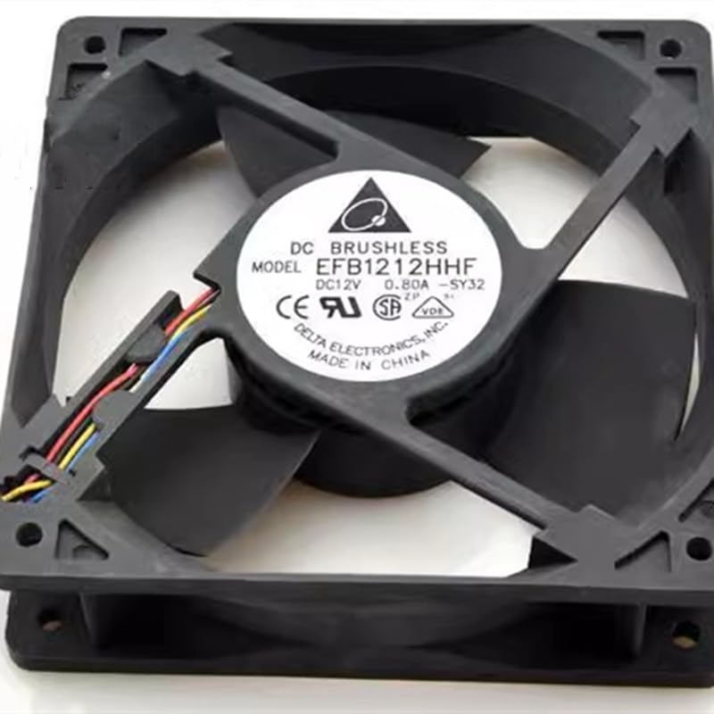 EFB1212HHF 12V 0.80A 120MM 12032 Chassis Fan PWM 120 x 120 x 32MM