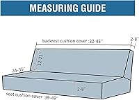 Vista 5 de Fundas de cojín impermeables para cabina de comedor de caravana, funda de cojín de poliuretano de 2 asientos, funda para sofá de dos plazas, funda