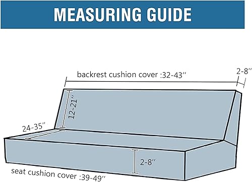 Miniatura 6 de Fundas impermeables para cojines de cabina de comedor de caravana, funda de poliuretano de 2 asientos, funda de sofá de dos plazas, funda de sofá de