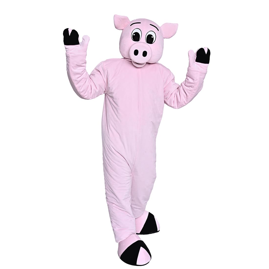 Pink Pig Hog Swine Mascot Costume Adult Cosplay