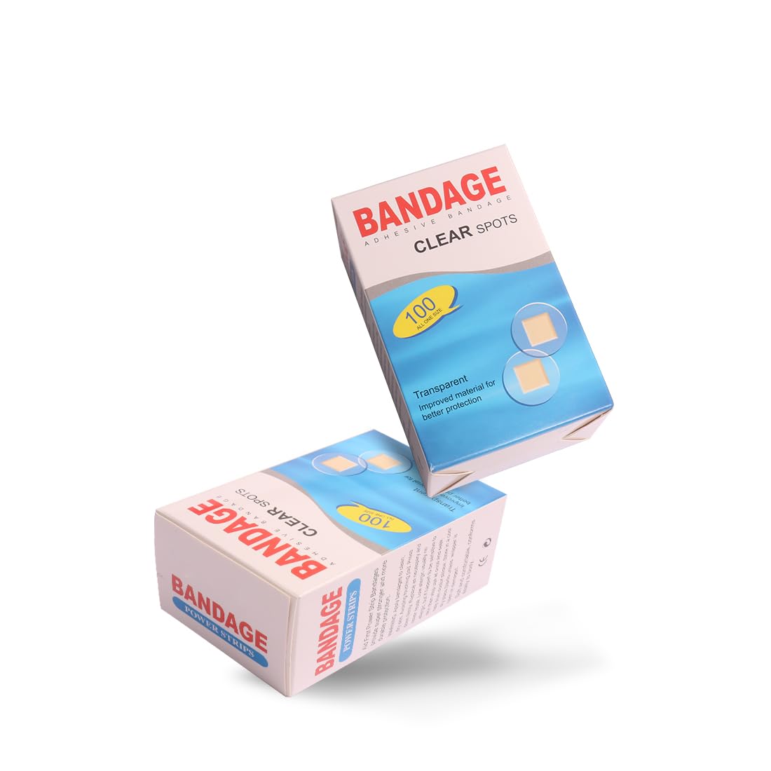 300 vendas adhesivas de tela flexible de 0.87 pulgadas de diámetro para el cuidado de heridas y oculta las manchas de la piel, ideal para pequeñas incisiones