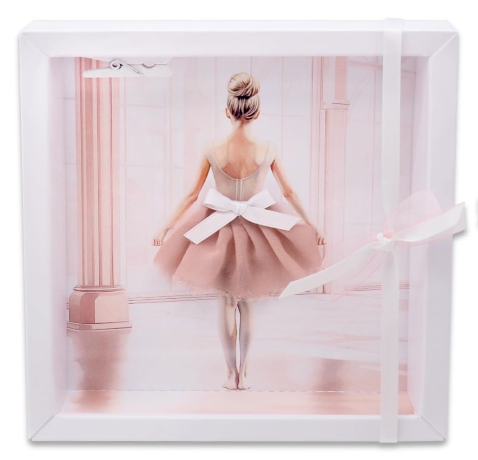 ZauberDeko Geldgeschenk Verpackung Ballett Ballerina Rosa Kleid Tanz Studio Kostüm Ballettschuhe Geschenk