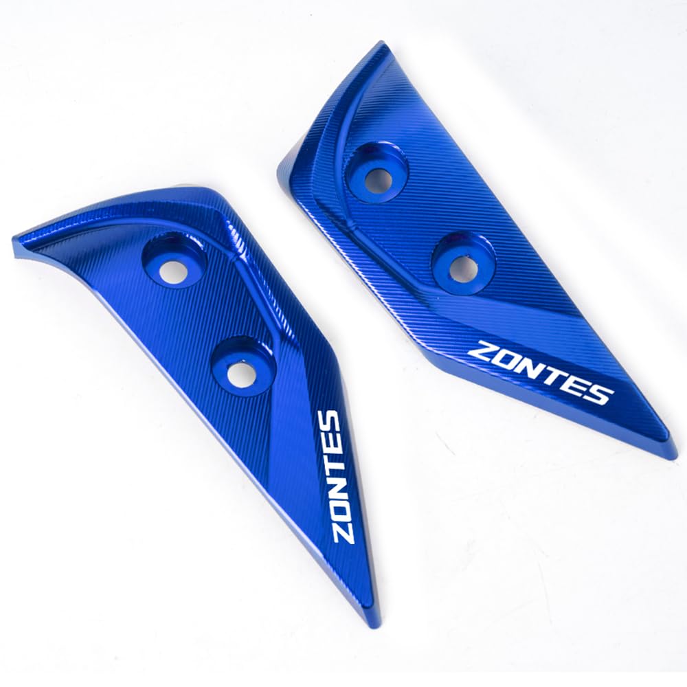 Adatto per ZONTES 368G 368-G ZT368G Motociclo Manubrio Della Mano Protezione Decorativa Paramani Scudo Decorativo Zontes 368 G (Blu)