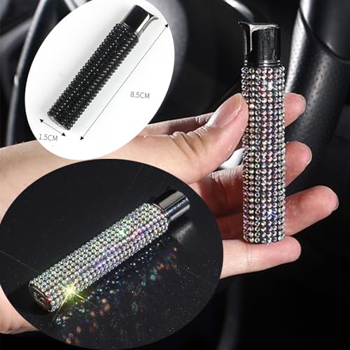 Encendedor de butano delgado con diseño mini de diamantes miniatura 3