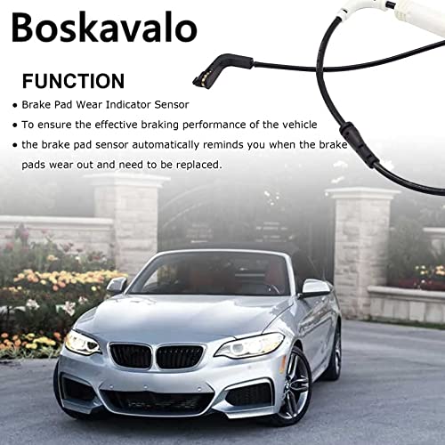 Boskavalo 2X Rear Brake Pad Wear Indicator Sensor Leads Fits Bmw 5 Series E60 E61 E63 E64 Rear Brake Pad Wear Sensor Kit 34356789493 34356764299 34356768596 34356776422 #TOP5