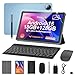Produktbild Tablet 11 Zoll mit Tastatur: Android 15 8000mAh Octa-Core 18GB+128GB 2TB TF Tablet PC - WiFi 6 BT 5.2 1280*800 FHD+IPS 13MP+5MP Kamera mit Maus, Usb C, Adapter, Hülle, OTG-Adapter, Stift, Schutzfolie