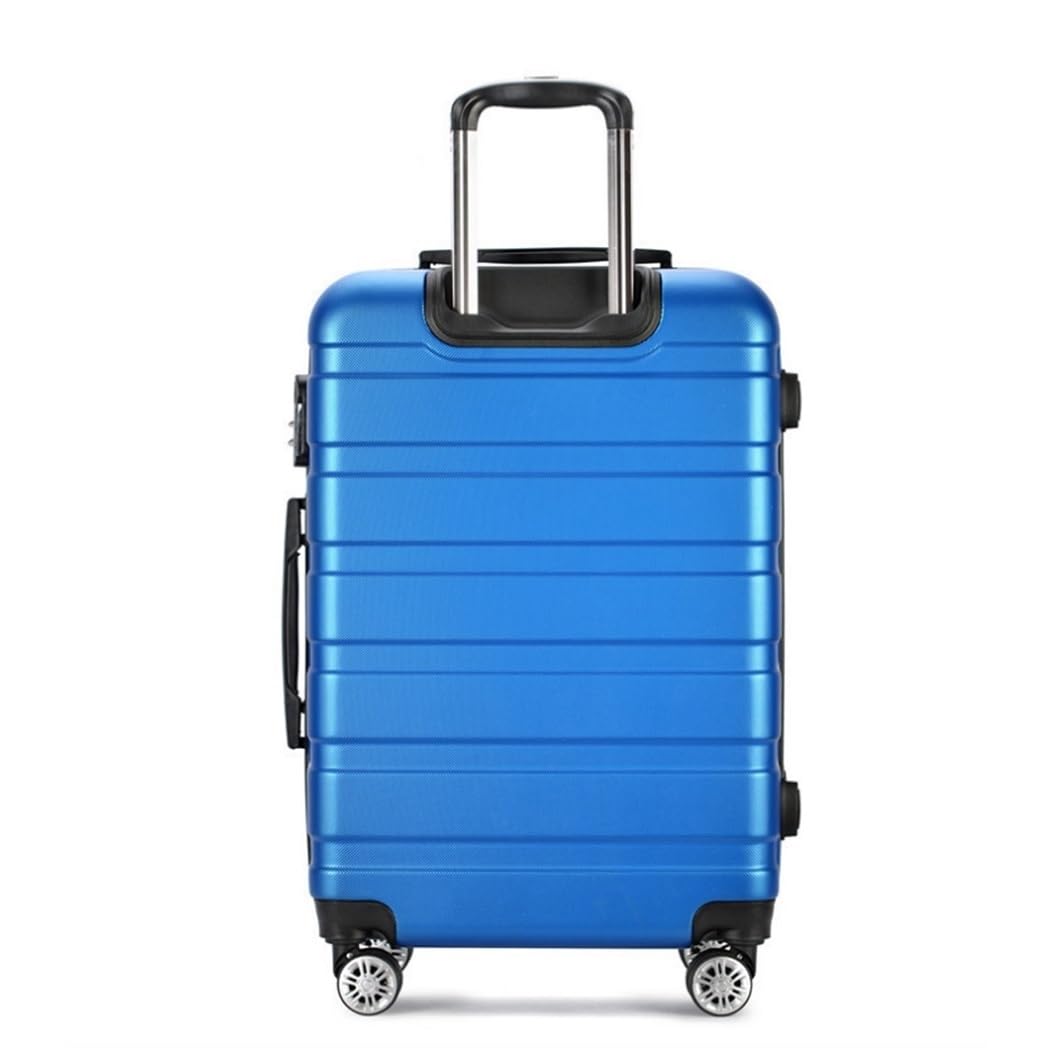 Zestaw walizek podróżnych, walizka ABS, 3-częściowy zestaw z zamkiem obrotowym, 50 cm, 61 cm, 71 cm, lekkie bagaże do bagażu podręcznego podróżnego, czarne/1745