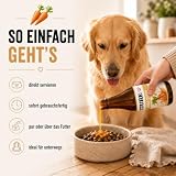 Tjure Morosche Karottensuppe für Hund & Katze | 6 x 320 ml | Schonkost für Hunde bei Durchfall | Zur Ergänzung der Fütterung in besonderen Phasen | Ohne Zusatzstoffe | Made in Germany