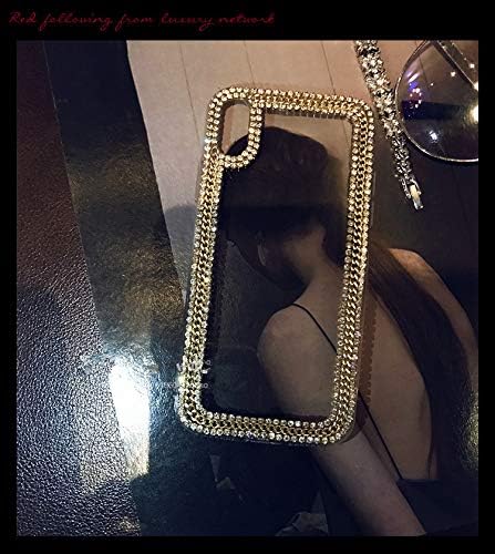 Miniatura 9 de Funda protectora brillante para iPhone XR, 3D, de lujo, con diamantes de imitación de cristal relucientes, amortiguadora, transparente y protectora