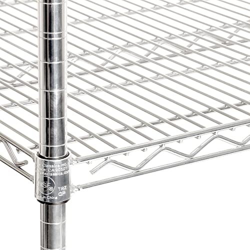 image for Seville Classics UltraDurable Heavy Duty NSF Solid Steel Wire Rack Sto